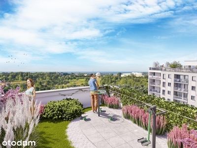 2 Pokoje+Balkon - Apartament ostatnie piętro TARAS