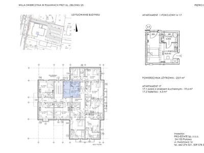 Apartament 23,9m2 balkon