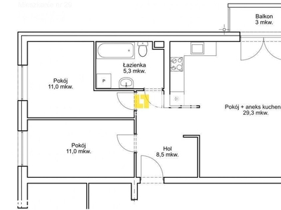 Apartament 3-pokojowy w nowej inwestycji