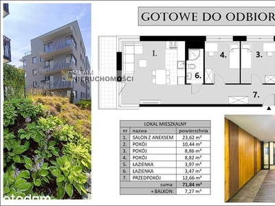 Gotowe! 4pok. Balkon 7,27m² ok.ul.Pachońskiego 0%