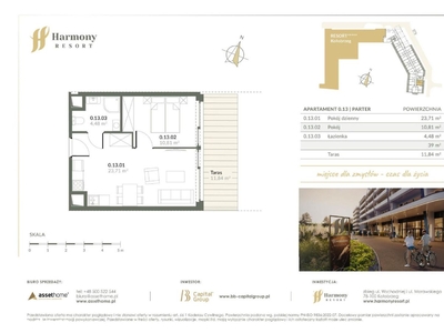 Harmony Resort | apartament 2-pok. | AP0.013