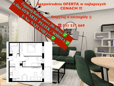 BEZ PROWIZJI centrum miasta piękne M3! PROMO