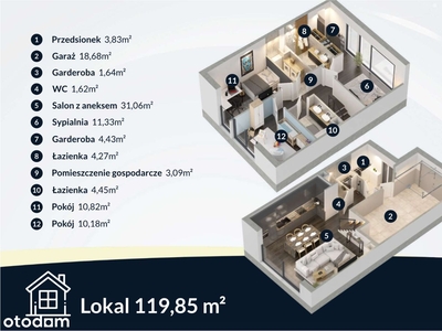 Osiedle Karolin lokal B1 - 119 m2 blisko metra