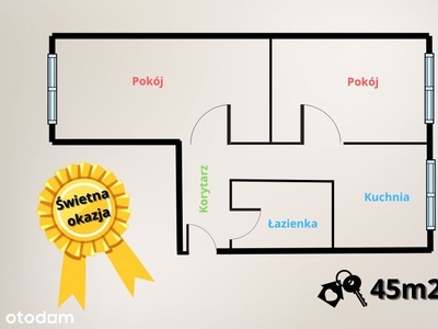 Rozkładowe M3 - Parter - Wspaniała okolica - Rojna