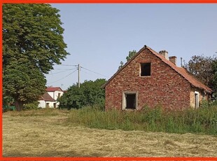 Duża działka z domkiem nad jeziorami z widokiem na las.