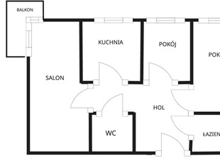 3 Pokoje, 63,80M2, Chwarzno, Okazja