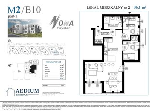 Mieszkanie 47,30m2 Braniewo, nad rzeką Pasłęką