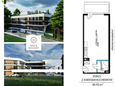 Mieszkanie na sprzedaż, 44 m², Olsztyn Dajtki