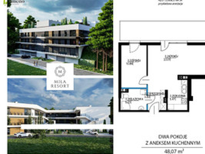 Mieszkanie na sprzedaż, 48 m², Olsztyn Dajtki