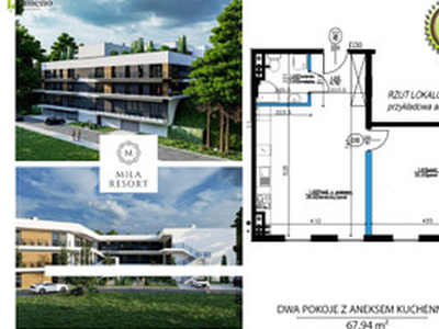 Mieszkanie na sprzedaż, 67 m², Olsztyn Dajtki