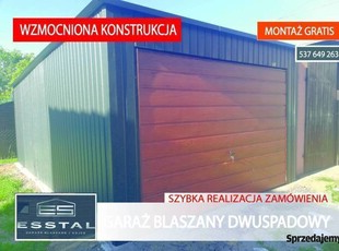 Garaż Blaszany - Grafit -|Magazyny| Kojce | Wiata | Hala | - ESSTAL