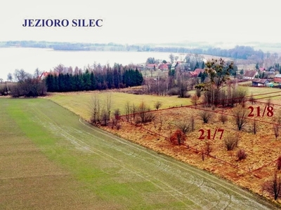 Mazury - działka nad jeziorem Silec