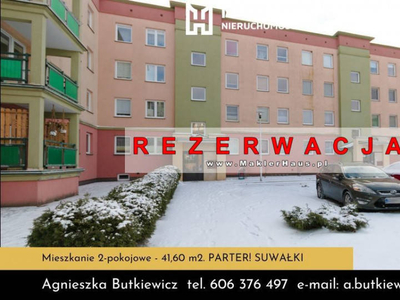 Mieszkanie 2-pokojowe , 41,60 m2 - Suwałki.