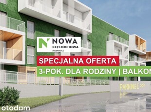 PROMOCJA MIESIĄCA | 3-pok. z balkonem | Parkitka