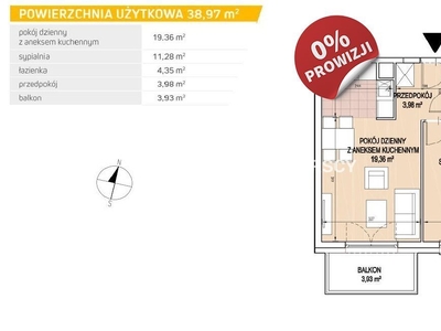 Kraków Podgórze Duchackie, Wola Duchacka Kamieńskiego - okolice, 39,13 m