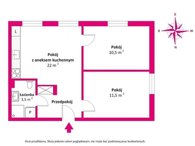 3 pokojowe mieszkanie w ścisłym centrum Siedlec