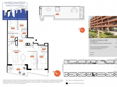 3-pokojowe mieszkanie 66m2 + balkon