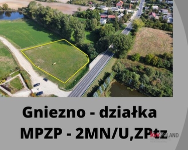 Działka MPZP Gniezno usługowo-mieszkaniowa