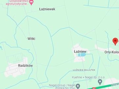 Działka rolna 2,06 ha gmina Ożarów Mazowiecki