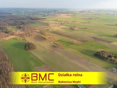 Działka budowlana Babienica gm. Woźniki Mzyki,