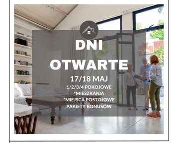 2 POKOJE dni OTWARTE 17/18 maj PAKIETY bonusów