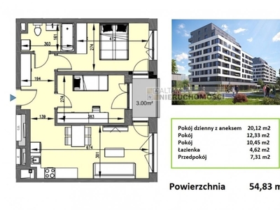 4-pokojowe mieszkanie 79m2 + loggia Bezpośrednio