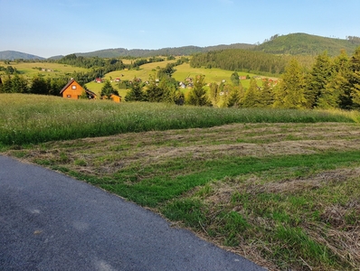 Działka budowlana w Soblówce 908 m2 Beskid Żywiecki