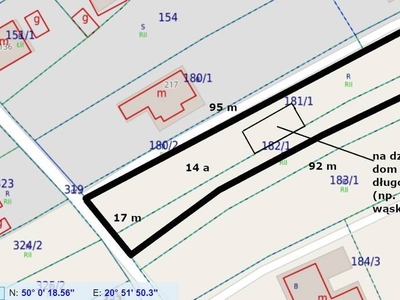 Działka pod Tarnowem budowlana objęta studium zagospodarowania