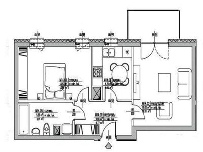 Mieszkanie na sprzedaż 2 pokoje Lublin, 49,50 m2, 3 piętro