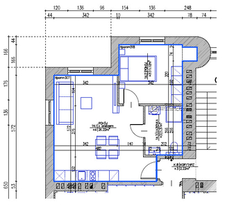 43,1 m2 - 2 pokoje - DO WEJŚCIA