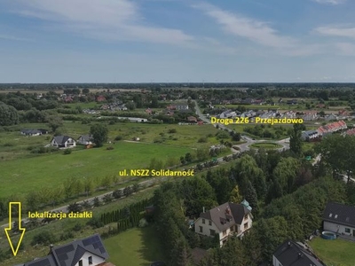 Działka budowlana Pruszcz Gdański 1002m2