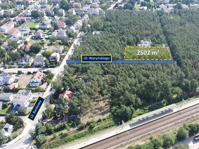 działka – Zielonka Bankowa - 2502 m2