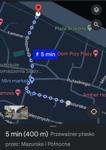 Mieszkanie 4 pokojowe 5 min do plaży