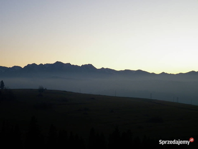 Duża działka pod budowę nawet 9 domków - widok na Tatry