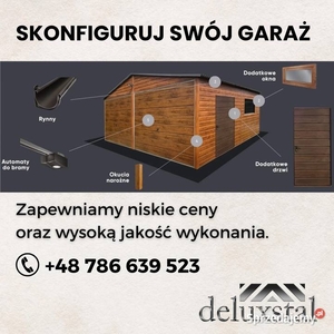 Garaze blaszane garaz wiata hala blaszak 6x5.80