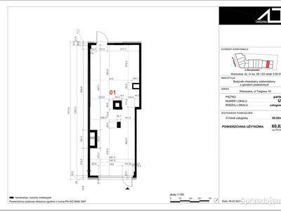 Lokale usługowe Apartamenty Targowa 10 (60,82m2)