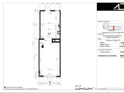 Lokale usługowe Apartamenty Targowa 10 (66,06m2)