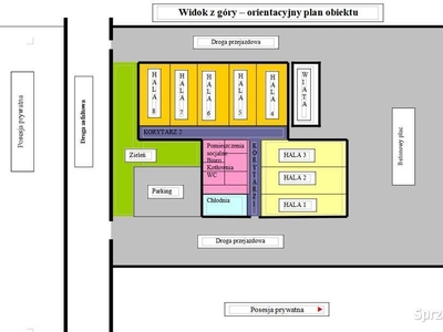 Nieruchomość produkcyjno-magazynowa murowana pieczarkarnia