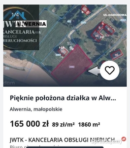 Piękna działka w ciekawym miejscu.