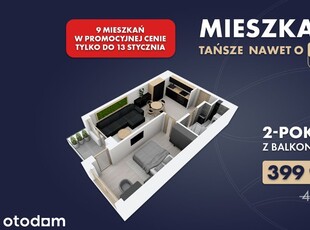 Fale Bałtyku | B55 | 2 pokojowe mieszkanie