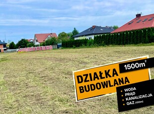 Działka budowlana w atrakcyjnej lokalizacji, 1500m2 ul. Szafirowa