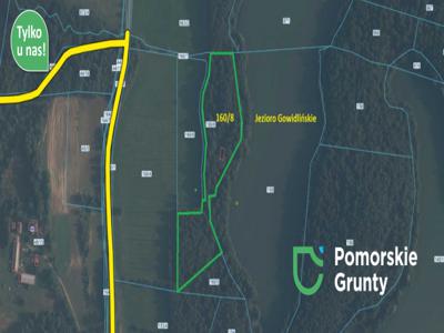 Atrakcyjna działka w Borku nad brzegiem jeziora