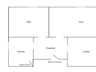 [REZERWACJA] 2-pokojowe mieszkanie 50m2 + poddasze 35,5m2