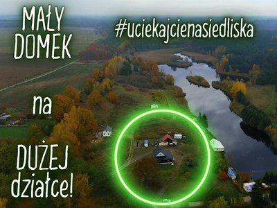 Domek w LEŚNEJ osadzie! Rzeczka + las + jeziora! Czego chcieć więcej?