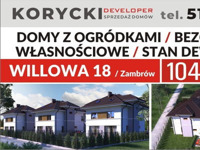 podlaskie, zambrowski, Zambrów, Zambrów, Willowa