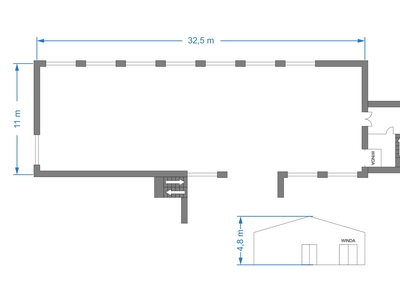 Wynajmę powierzchnię magazynowo-biurową 360 m2