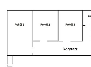 3 pokoje Kaliny Santocka Balkon Piwnica DO REMONTU