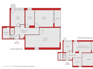 Sadyba Ul. Bernardyńska 3 Pok. 67 M2 Dwa Balkony