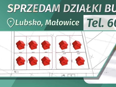 Działka Pod Lasem Budowlana Nowe Osiedle Małowice