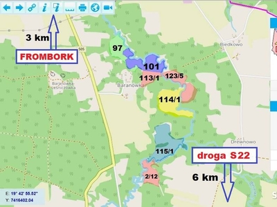 DZIAŁKI ROLNE k. Fromborka - DOBRA CENA!